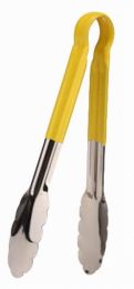 Practical Kitchen Utensils Food Barbecue Tongs Roast/ Bread/ Steak Clamp, Yellow