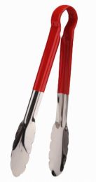 Practical Kitchen Utensils Food Barbecue Tongs Roast/ Bread/ Steak Clamp, Red