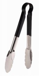 Kitchen Utensils Black Food Barbecue Tongs Clamp for Roast/ Bread/ Steak