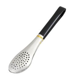 2 Pcs Stainless Steel Kitchen Food Tongs Serving Clips Buffet BBQ Tongs, Black