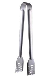 2 Pcs Stainless Steel Food Tongs Serving Clips Buffet BBQ Tongs, 22cm