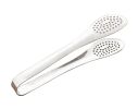 2 Pcs Stainless Steel Food Tongs Cooking Clips Buffet BBQ Tongs, 22.5cm