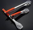 2 Pcs Stainless Steel Food Tongs Cooking Clips Buffet BBQ Tongs, 33.5cm