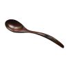 Set of 2 Japanese Style Wooden Kids Soup Spoons Natural Tableware Spoon, F1