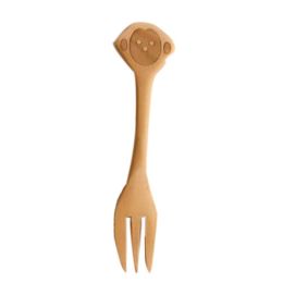 Creative Cute Cartoon Wooden Spoon Baby Spoon Dessert Small Spoon-A2