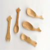Creative Cute Cartoon Wooden Spoon Baby Spoon Dessert Small Spoon-A3