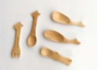 Creative Cute Cartoon Wooden Spoon Baby Spoon Dessert Small Spoon-A4