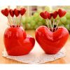 Lovely Stainless Steel Fruit Forks Salad Forks Dessert Forks -Love Heart 02