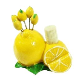 Lovely Stainless Steel Fruit Forks Salad Forks Dessert Forks - Lemon