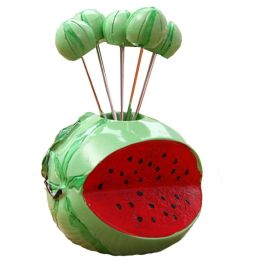 Lovely Stainless Steel Fruit Forks Salad Forks Dessert Forks - Watermelon