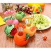 Lovely Stainless Steel Fruit Forks Salad Forks Dessert Forks - Apple