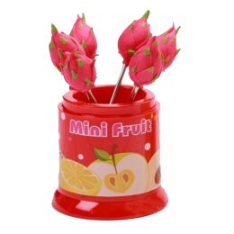 Lovely Stainless Steel Fruit Forks Salad Forks Dessert Forks - Dragon Fruit