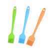 Set Of 2, Silicone Basting & Pastry Brush, Orange