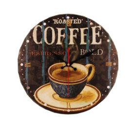 European Rural Pastoral Retro Wall Clock Living Room Personalized Decoration Non-ticking #16