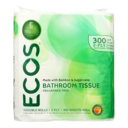 Earth Friendly Treeless Toilet Paper - Case of 10 - 4 Count