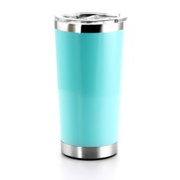 Mr. Coffee Quinlan 20 Ounce Stainless Steel Thermal Tumbler in Teal
