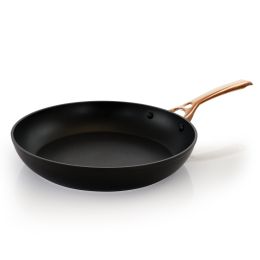 Oster Allsberg 9.5 Inch Aluminum Frying Pan with Bronze Handle