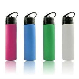 SILLYMATE Silicon Squeeze N Sip Waterbottle - Color: White