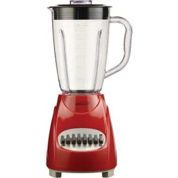 Brentwood Appliances 50-ounce 12-speed + Pulse Electric Blender With Plastic Jar (red) (pack of 1 Ea)