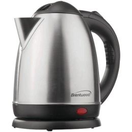 Brentwood Appliances 1.5-liter Stainless Steel Cordless Electric Kettle (brushed Stainless Steel) (pack of 1 Ea)