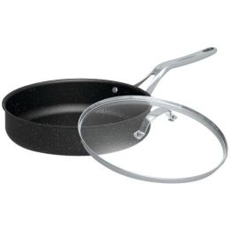 The Rock By Starfrit The Rock By Starfrit 11", 4.7-quart Deep Saute Pan With Glass Lid & Stainless Steel Handles (pack of 1 Ea)