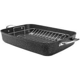 The Rock By Starfrit The Rock By Starfrit 17" Roaster With Rack & Stainless Steel Handles (pack of 1 Ea)