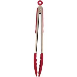 Starfrit Red Silicone 12" Tongs (pack of 1 Ea)