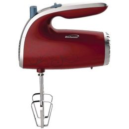 Brentwood Appliances Lightweight 5-speed Electric Hand Mixer (red) (pack of 1 Ea)