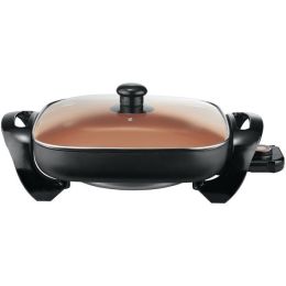 Brentwood Appliances 12-inch Nonstick Copper Electric Skillet (pack of 1 Ea)