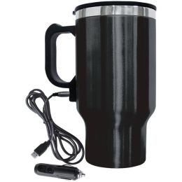 Brentwood Appliances 16-ounce Electric Coffee Mug With Wire Car Plug (pack of 1 Ea)