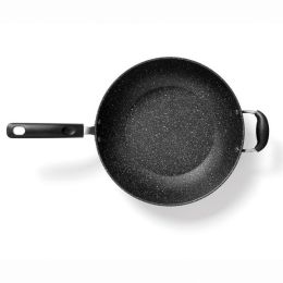 The Rock By Starfrit The Rock By Starfrit 12.5-inch Nonstick Wok With Helping Handle (pack of 1 Ea)