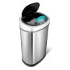 Stainless Steel Touchless Hands-Free Trash Can - 13.2 Gallon size