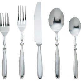 Nikita&trade; &quot;Bistro&quot; 20pc Forged 18/8 Stainless Steel Flatware Set